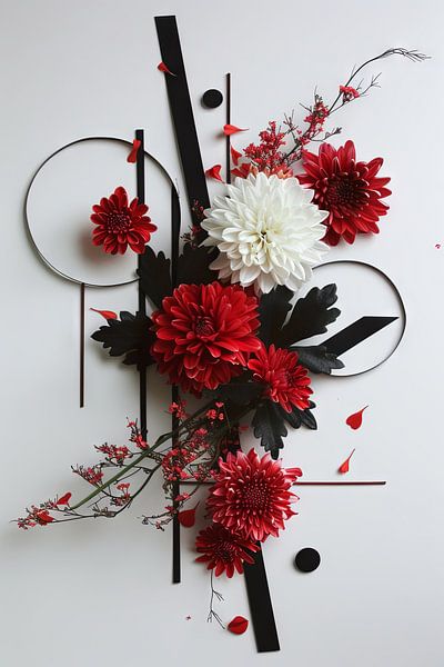 Chrysanthemen von Poster Art Shop