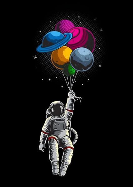 Astronout &amp; Ballon by Rizal Azhari
