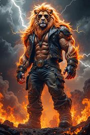 LION – The impressive rockstar among the animals by INFERAURUM
