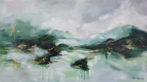 Misty Highlands - Abstract landscape by Ellis Hollering