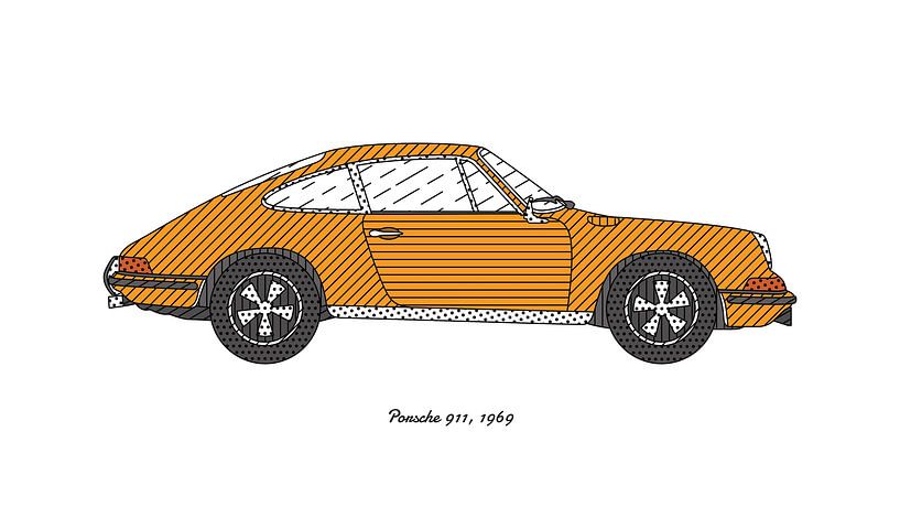 Porsche 911, 1969 by Victor Weijers