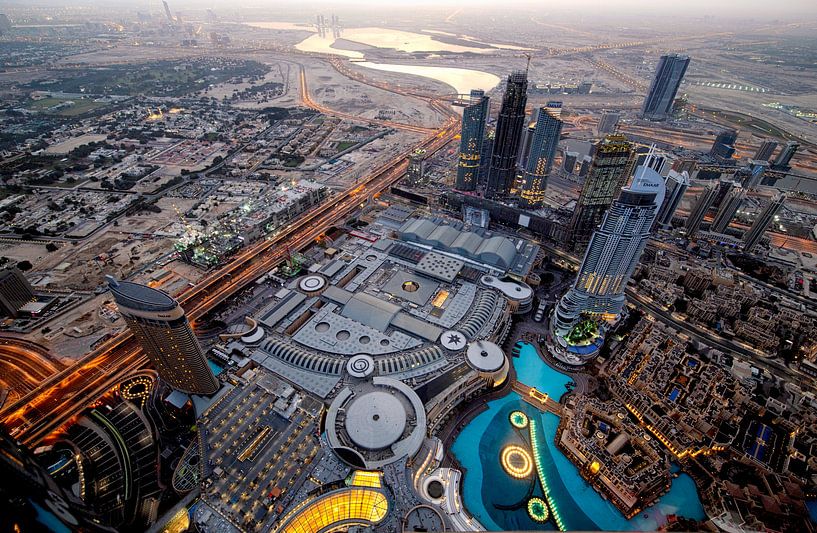 Dubai Mall d'en haut par Rene Siebring