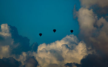 fly through the clouds