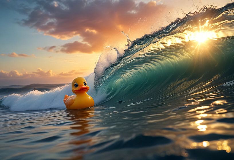 notre courageux canard par Sanne den Engelsman