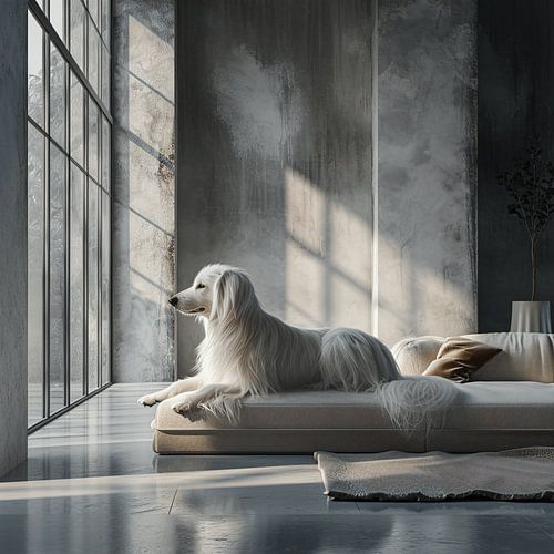 Doggy Purity in Industrial Contrast