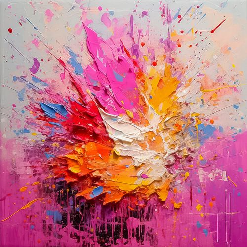 Toutes couleurs sur toile