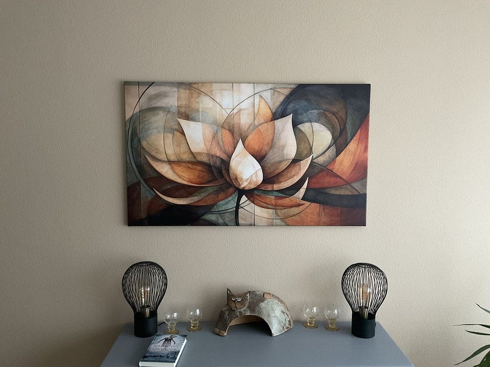 Lotus Abstract  by Jacky 
