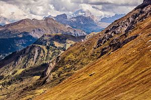Die italienischen Dolomiten vom Col dei Rossi aus gesehen