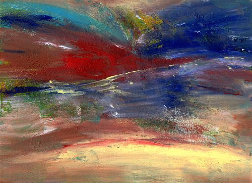 Abstracte donkere natuur