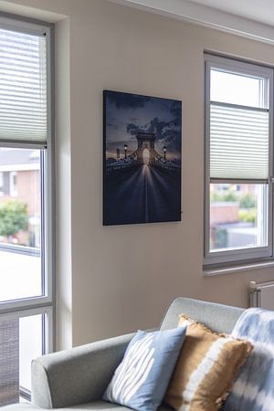 Budapest ChainBridge Blue Hour