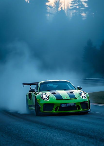 Porsche 911 GT3 RS Grüne Nebelstrecke von MIROKKU