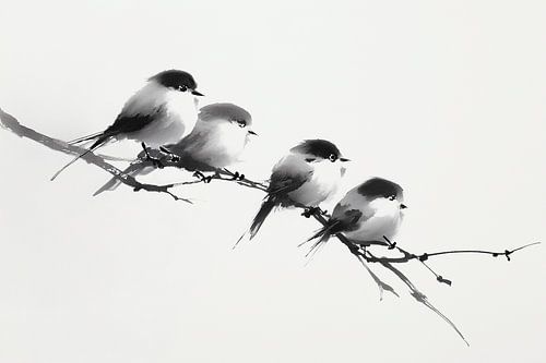 Four Little Birds by Bianca ter Riet