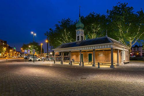 Vlaardingen Fischbank Süd-Holland Abend