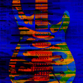 GUITAR BODYART 01 van PIXART by ROB