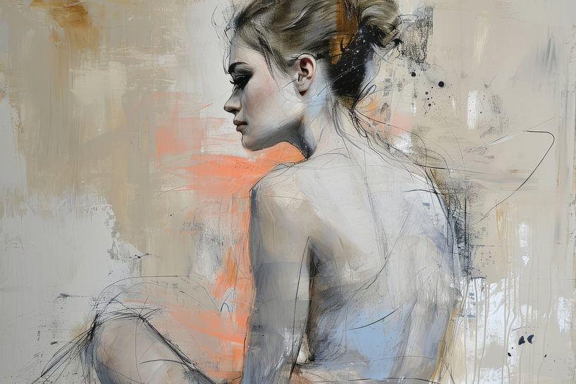 Figurative portrait by Carla Van Iersel