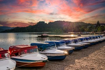 Sunset at Titisee in the Black Forest by Animaflora PicsStock