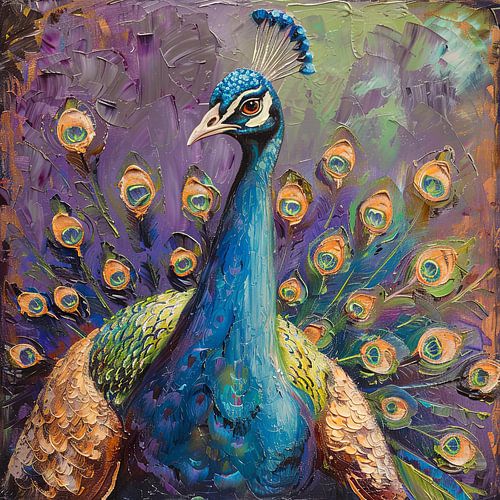 Pauw | Pauw schilderij