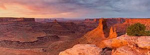Panorama und Sonnenaufgang am Marlboro Point, Utah