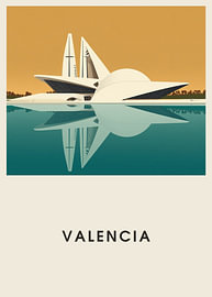 Valencia – Mid-Century travel poster by Albert Klee