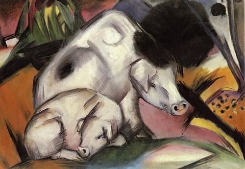 Franz Marc - Pigs by Peter Balan