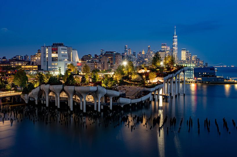 Night over New York - From Pier 57 to the WTC by Karsten Rahn