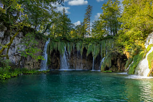 Nationalpark Plitvicer Seen, Kroatien. Panoramafoto