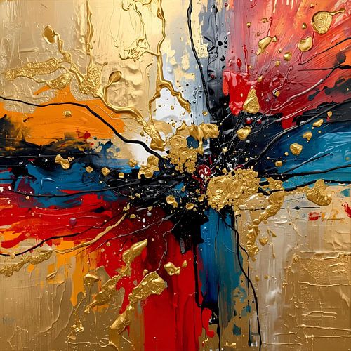 Gold High Brow Moment Painting 1.1 von ComfortQ