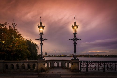 Vue depuis le pont Schwanenwik