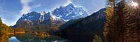 Eibsee Panorama d'automne par Hans van den Beukel Aperçu