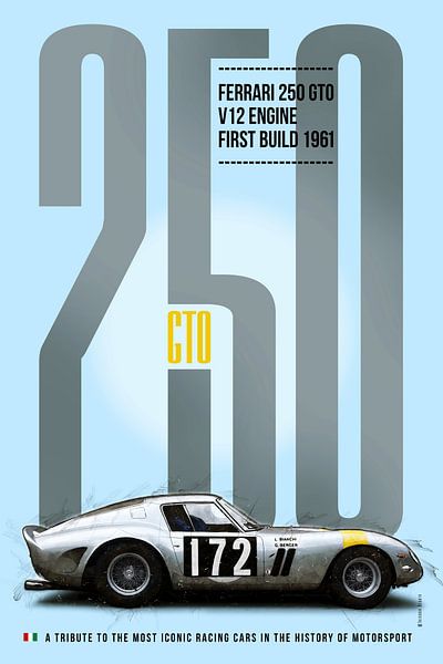 Ferrari 250GTO Silver Tribute by Theodor Decker