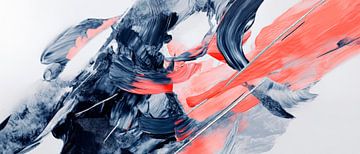 Dynamic colour spectrum in blue-red by Poster Art Shop