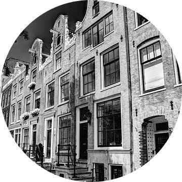 Jordaan Bloemgracht Amsterdam Nederland Zwart-Wit van Hendrik-Jan Kornelis
