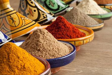 Diversity of Moroccan ground spices by Frans Rombout