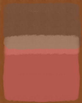 Art abstrait moderne en sable rose, marron et terra