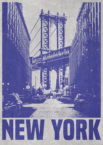 Manhattan Bridge, NYC by DEN Vector