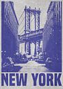 Manhattan Bridge, NYC by DEN Vector thumbnail