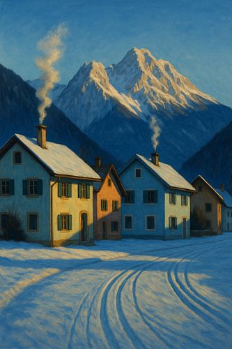 Winterkalmte in Garmisch-Partenkirchen