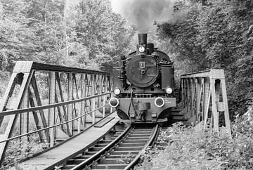 Locomotive à vapeur sur Heinz Grates