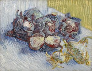 Vincent van Gogh. Rode kolen en knoflook