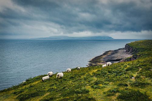 Gemälde-Look - Küste bei Galway/Irland