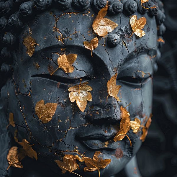 Bouddha doré par Poster Art Shop