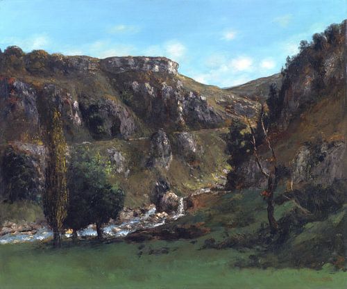 Vallei van Laloue bij Mouthiers-Haute-Pierre, Gustave Courbet, 1865-1868