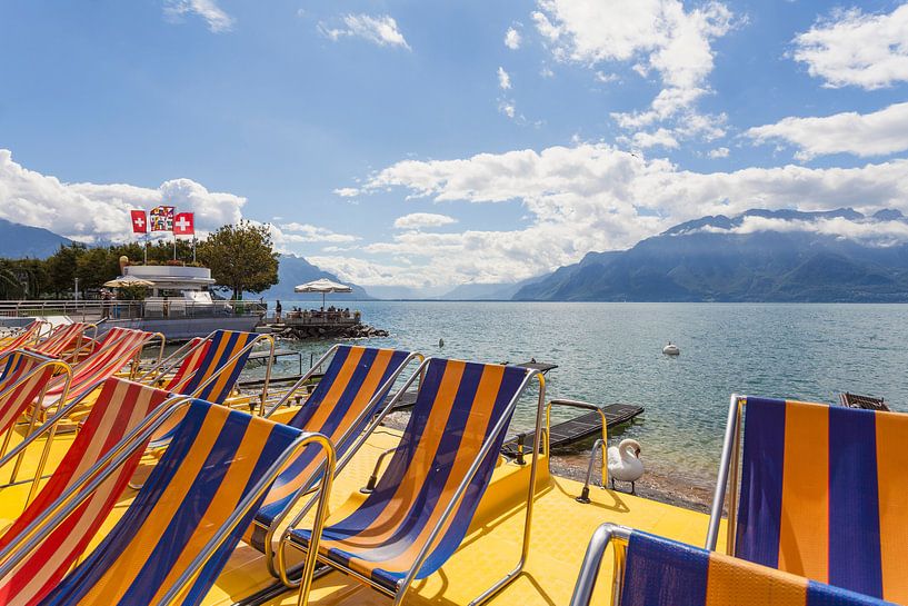 Vevey am Genfer See von Werner Dieterich