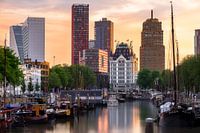 Wittehuis Rotterdam met skyline