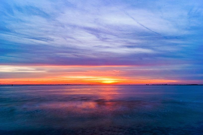 Zonsondergang Sonnenuntergang coucher de soleil von Siem de Vos