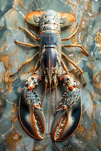 Hummer auf Mamor