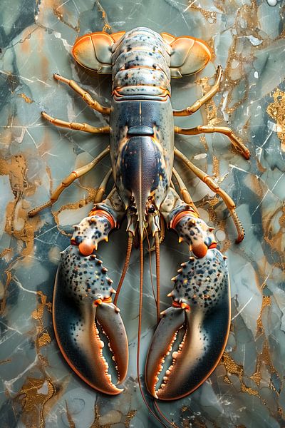 Lobster on marble by Steffen Gierok