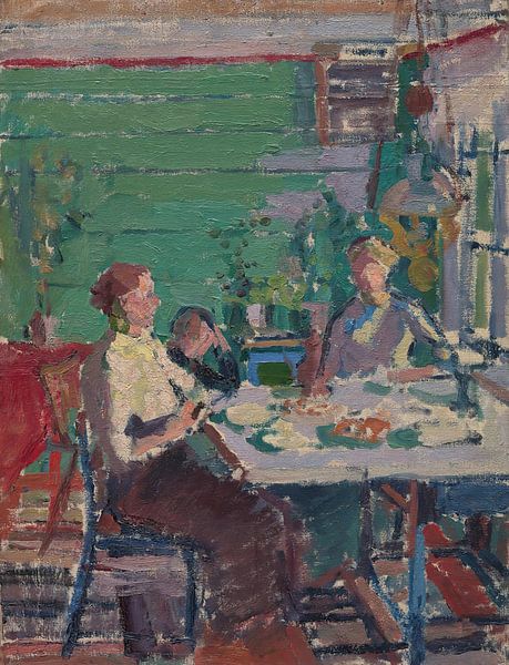 Harold Gilman-Domestic scene, possibly in Norway by finemasterpiece