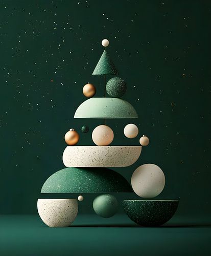 Moderner Weihnachtsbaum
