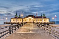 Ahlbeck pier on Usedom in the evening by Michael Valjak thumbnail